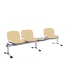 Visitor 4 Section Module - Incorporating 3 Seats/Backs & 1 Magazine Table CODE:-MMVCH003